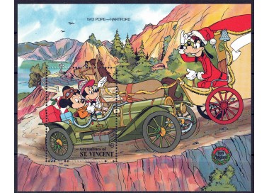 GRENADINES OF ST. VINCENT 1989 Disney (Natale I) BF MNH**