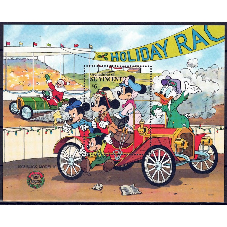 GRENADINES OF ST. VINCENT 1989 Disney (Christmas II) s/s MNH**