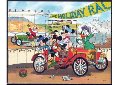 GRENADINES OF ST. VINCENT 1989 Disney (Christmas II) s/s MNH**