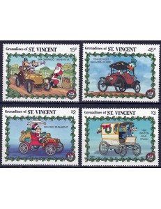 GRENADINES OF ST. VINCENT 1989 Disney (Christmas II) 4v MNH**