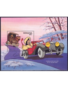 TANZANIA 1990 Disney (Automobili I) BF MNH**