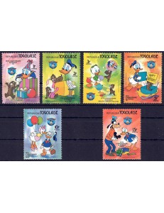 TOGO 1984 Disney (50th Anniversary of Donald Duck) 6v MNH**