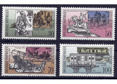 GERMANY DDR 1990 Postal connections 4v MNH**