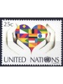 UN NEW YORK 2006 Ordinary Set (Hands and Heart) MNH**