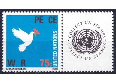 UN NEW YORK 2006 War and Peace MNH**