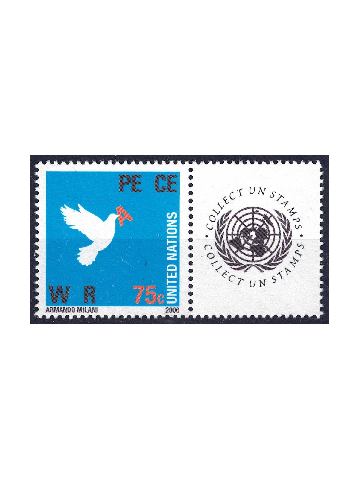 ONU NEW YORK 2006 Guerra e Pace MNH**