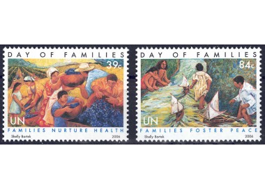 UN NEW YORK 2006 Family Day 2v MNH**