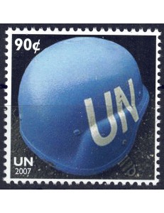 ONU NEW YORK 2007 Serie ordinaria (Casco Blu) MNH**
