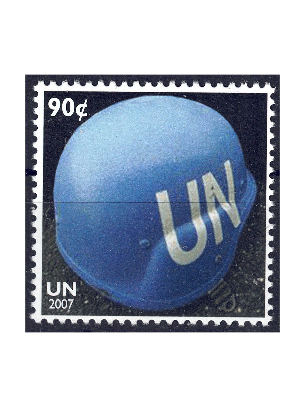 ONU NEW YORK 2007 Serie ordinaria (Casco Blu) MNH**