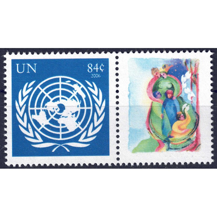 ONU NEW YORK 2007 Emblema dell'ONU MNH**