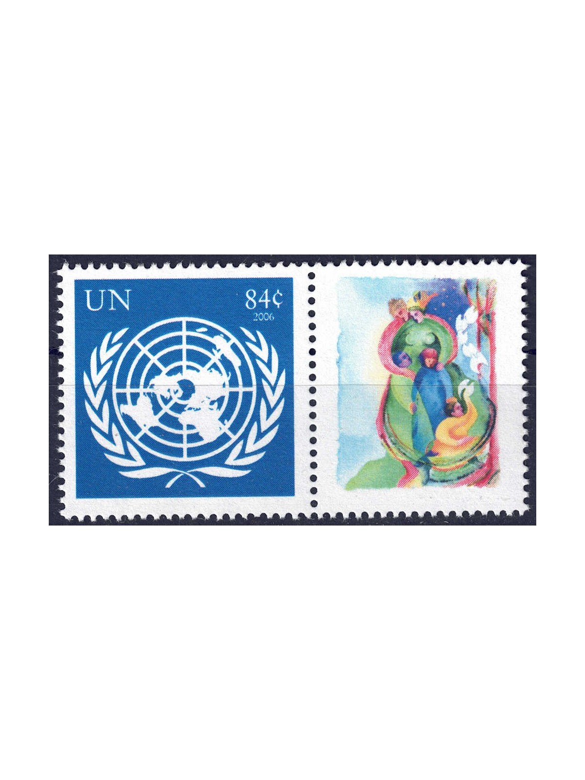 ONU NEW YORK 2007 Emblema dell'ONU MNH**