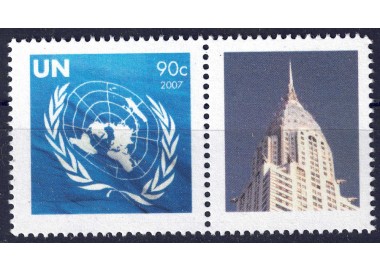 UN NEW YORK 2007 UN Emblem (New York) MNH**