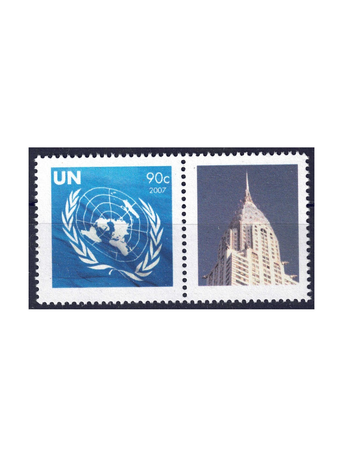 ONU NEW YORK 2007 Emblema dell'ONU (New York) MNH**