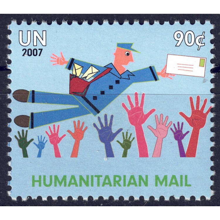 UN NEW YORK 2007 Humanitarian Mail MNH**