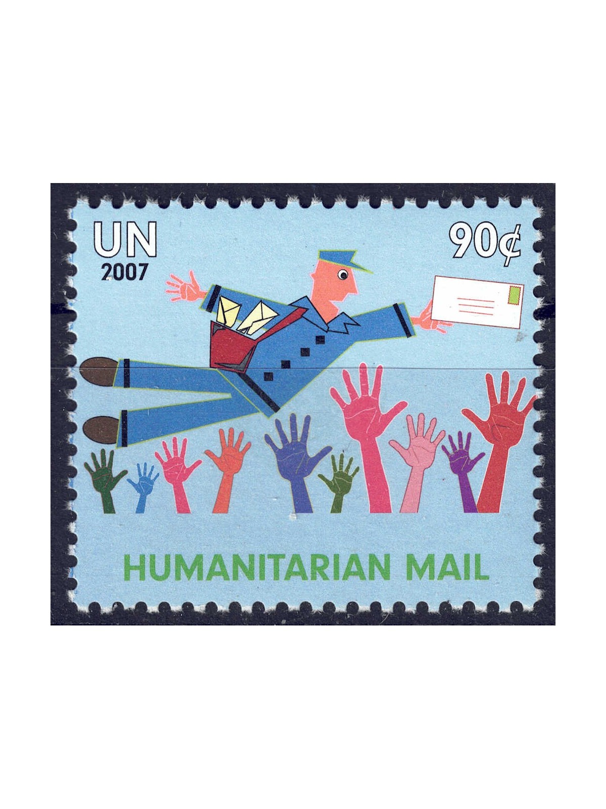 UN NEW YORK 2007 Humanitarian Mail MNH**
