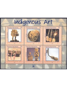 ONU NEW YORK 2006 Arte autocna (3ª serie) BF MNH**
