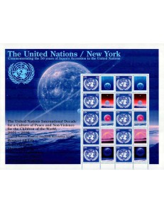 UN NEW YORK 2006 UN Emblem m/s MNH**