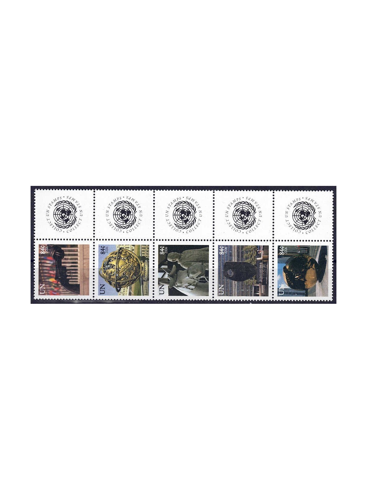 UN NEW YORK 2006 Sculptures 5v MNH**