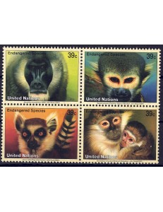 UN NEW YORK 2007 Nature Protection (15th series) 4v MNH**