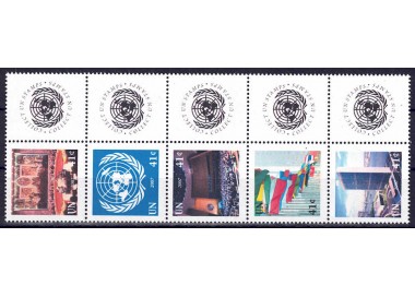 ONU NEW YORK 2007 Francobolli per saluti 5v MNH**