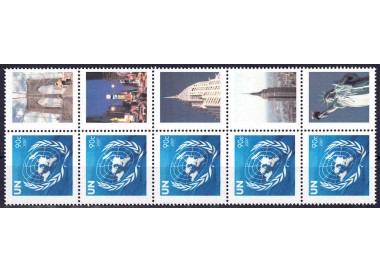 ONU NEW YORK 2007 Emblema dell'ONU (New York) 5v MNH**