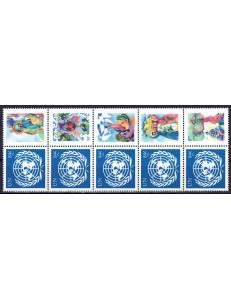 ONU NEW YORK 2007 Emblema dell'ONU 5v MNH**