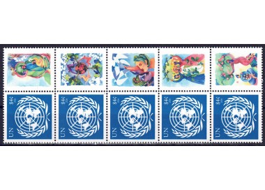 ONU NEW YORK 2007 Emblema dell'ONU 5v MNH**