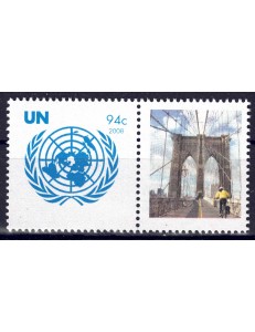 ONU NEW YORK 2008 Emblema dell'ONU (New York) MNH**