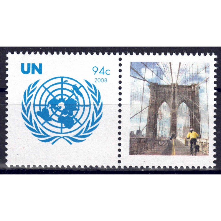 ONU NEW YORK 2008 Emblema dell'ONU (New York) MNH**