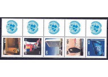 UN NEW YORK 2008 Greeting Stamps 5v MNH**