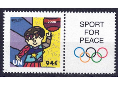ONU NEW YORK 2008 Francobolli per saluti MNH**