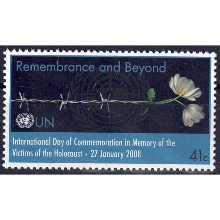 UN NEW YORK 2008 Holocaust Remembrance Day MNH**
