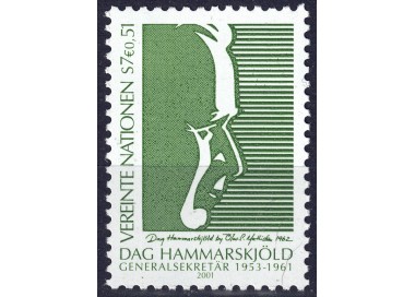 UN VIENNA 2001 Dag Hammarskjold MNH**