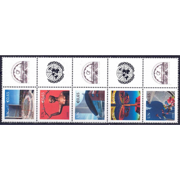 UN VIENNA 2009 Greeting stamps (Essen) 5v MNH**