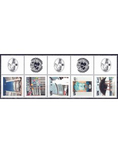 UN VIENNA 2008 Greeting stamps 5v MNH**