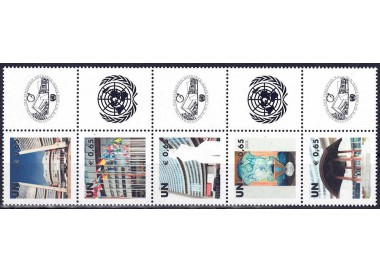 UN VIENNA 2008 Greeting stamps 5v MNH**