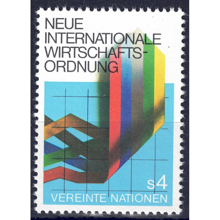 UN VIENNA 1980 Economic Order MNH**