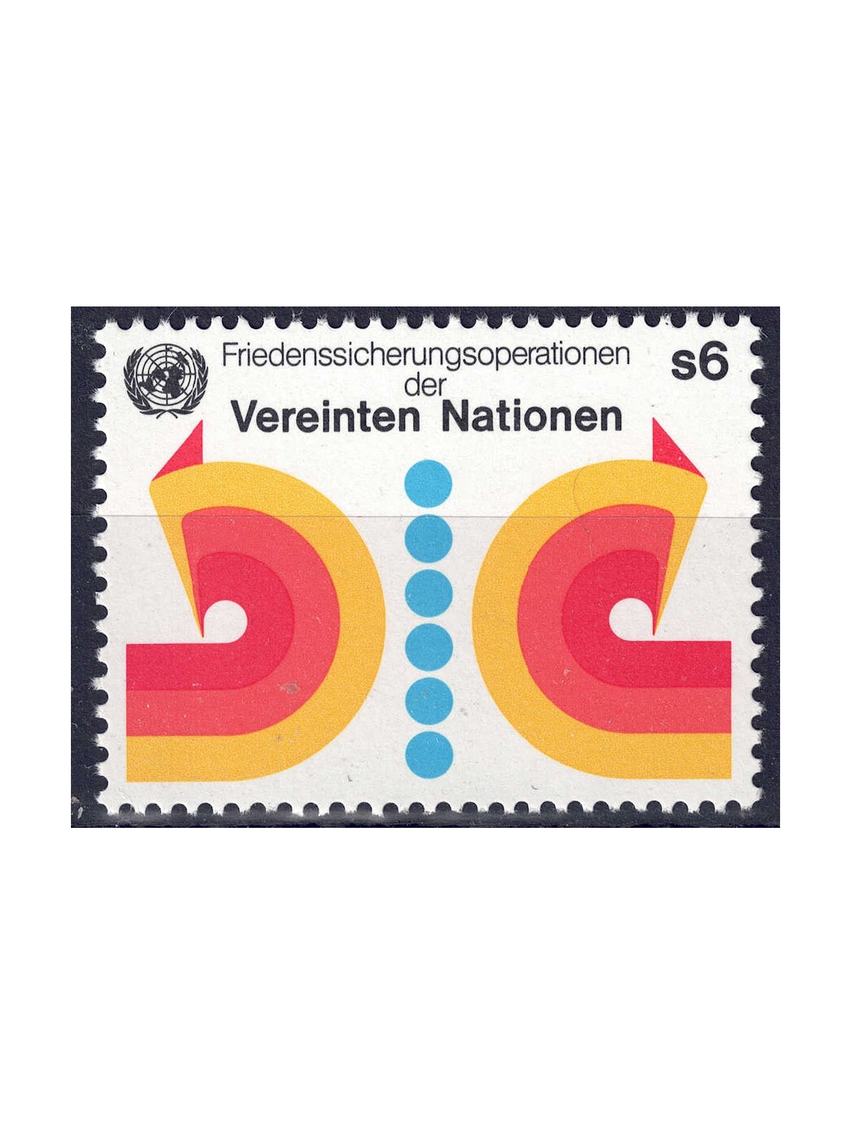 ONU VIENNA 1980 Mantenimento della pace MNH**