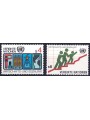 ONU VIENNA 1980 Consiglio economico 2v MNH**