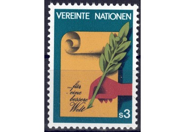 ONU VIENNA 1982 Auspici per un mondo migliore MNH**