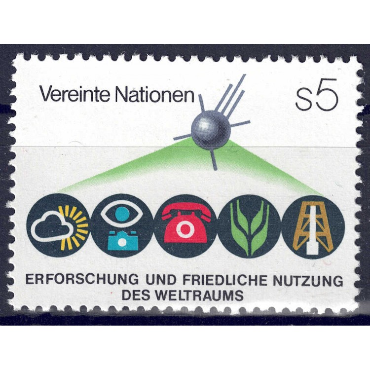 ONU VIENNA 1982 Spazio extra-atmosferico MNH**