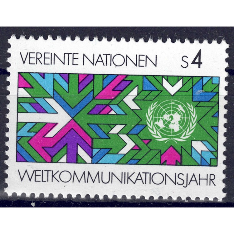 UN VIENNA 1983 Year of Communications MNH**