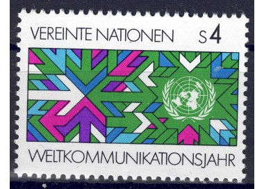 UN VIENNA 1983 Year of Communications MNH**
