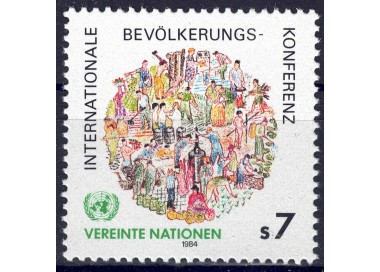 UN VIENNA 1984 Conference on Population MNH**