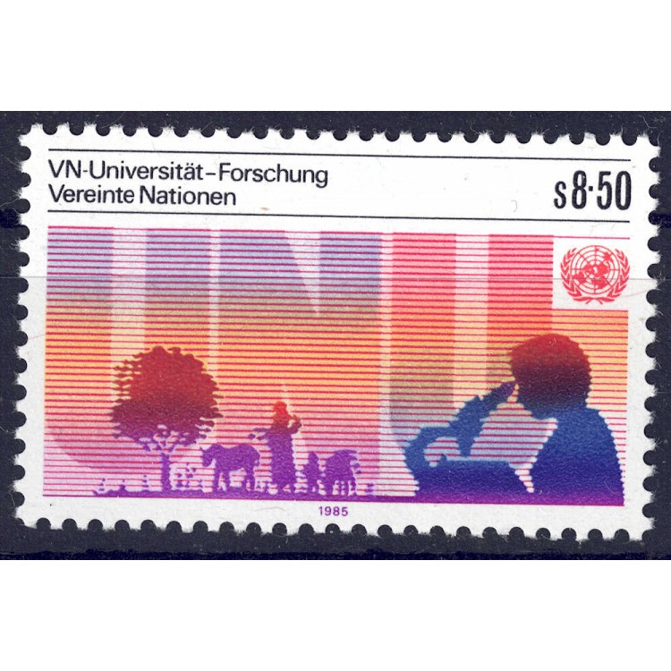 UN VIENNA 1985 United Nations University MNH**
