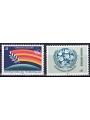 ONU VIENNA 1986 Anno Internazionale della Pace 2v MNH**