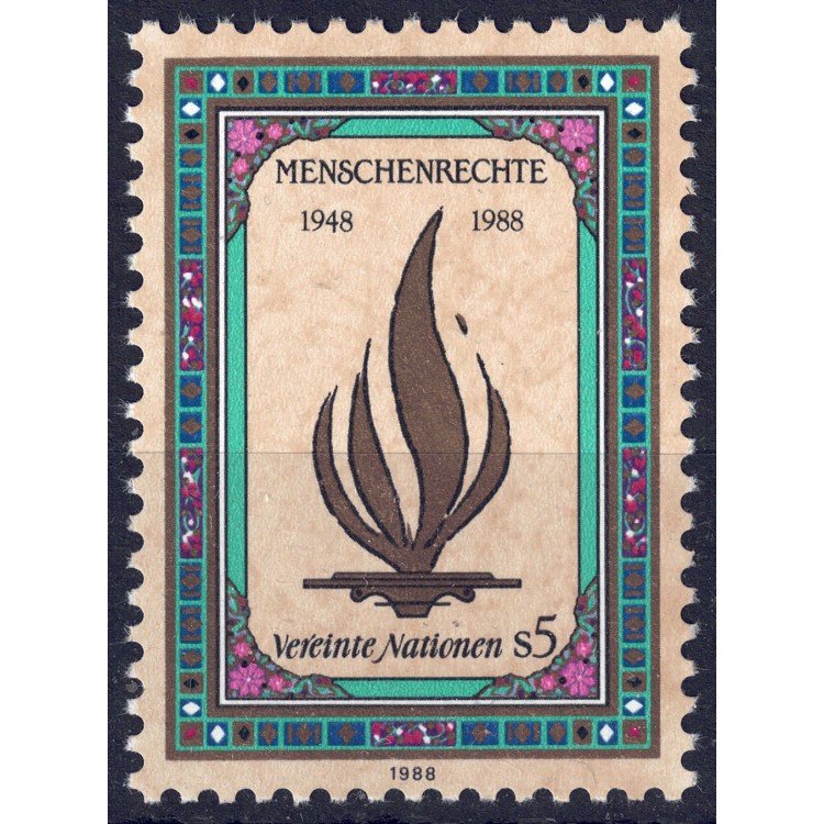 UN VIENNA 1988 Human Rights MNH**