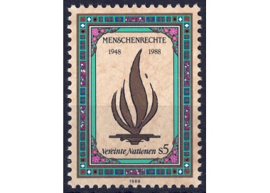 UN VIENNA 1988 Human Rights MNH**
