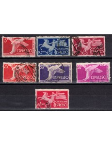 ITALIA 1946-51 Democratica, espressi 7v us
