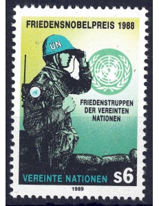 ONU VIENNA 1989 Premio Nobel per la Pace MNH**